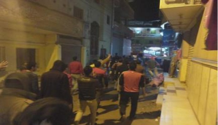 مسيرة لشباب ديرب نجم بجمعة مصر مش للبيع