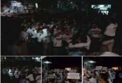 مسيرة حاشدة لاحرار قرية سندوة بالخانكة ضد مؤتمر بيع مصر