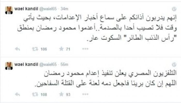 وائل قنديل: السكوت على إعدام محمود رمضان "عار"