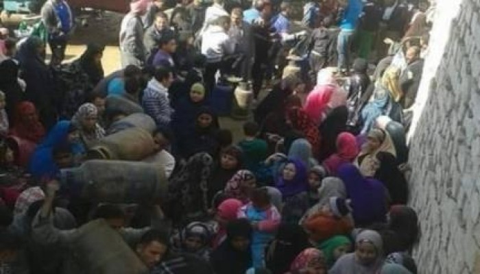 أزمة الأنابيب تشتعل في بني سويف