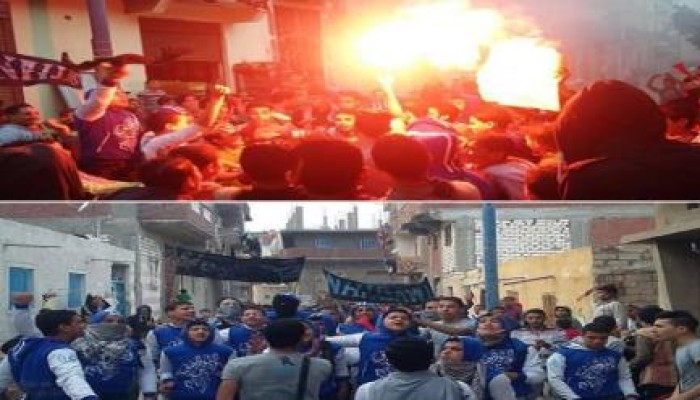 البحيرة: أولتراس نهضاوي بحوش عيسى ينتفض بمسيرة حاشدة تطالب بإعدام قادة العسكر