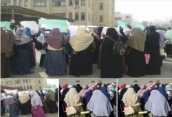 بالفيديو.. حرائر الأزهر بالقاهرة والشرقية يواصلن حراكهن الثورى