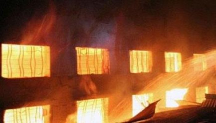 نحس الانقلاب: حريق هائل بمصنع أقطان في إحدى قرى المحلة