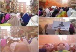 مسيرة بمدينة أسيوط تنديداً بإعدام محمود رمضان ظلماً