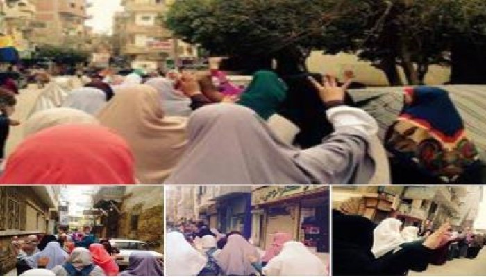 حركة “نساء ضد الانقلاب “بالفيوم تخرج رفضا لحكم إعدام “سامية شنن“