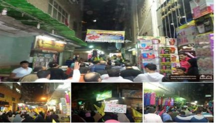 ثوار الوراق ينتفضون بمسيرة ليلية حاشدة