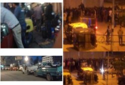 طوابير وزحام أمام كبائن السولار والبنزين بدمياط