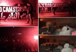 الغربية: فعالية ليلية بقطور ضد الانقلاب العسكري