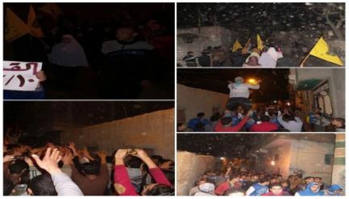 مسيرة ليلية بالقرين استمراراً لفعاليات أسبوع مصر مش للبيع