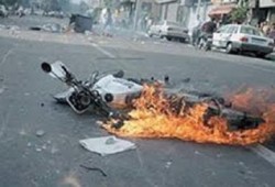 مصرع شخصين بالفيوم بعد إطلاق أمن الانقلاب الرصاص على دراجة كانا يستقلانها