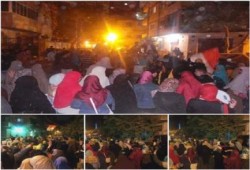 المعادي تنتفض بمسيرة ليلية ضد العسكر