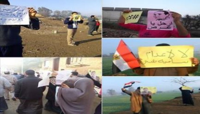 مظاهرات بـالدقهلية‬ في  جمعة "مصر مش للبيع"