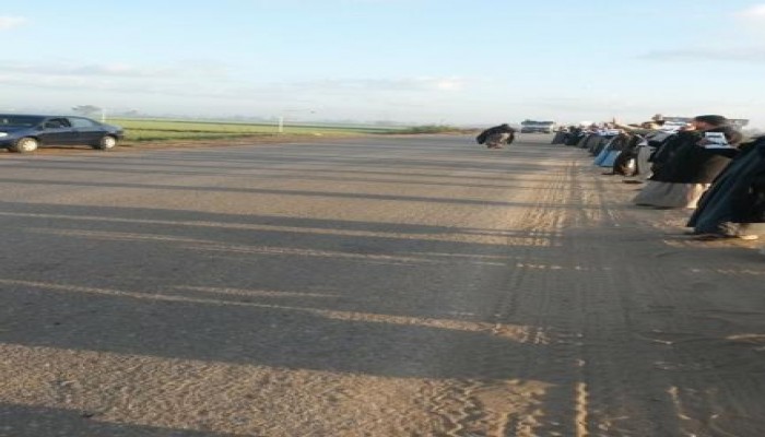 بالصور.. أحرار الحسينية بالشرقية يواصلون حراكهم الثوري