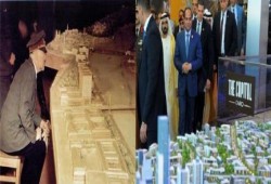 السيسي ينقل من الكتالوج: "هتلر" يتفقد ماكيت "عاصمة عالمية" بديلة لـ "برلين"!!