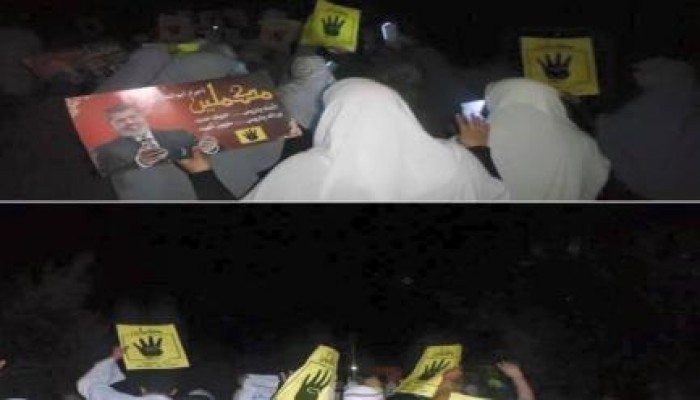 البحيرة: مسيرة ليلية حاشدة لثوار أبو المطامير تطالب بإسقاط الانقلاب