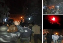 القليوبية: مسيرة لاحرار مدينة بنها ضد حكم العسكر وتنديدا بمؤتمر بيع مصر