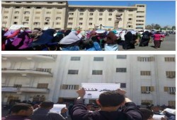 بالصور .. مسيرة لطلاب بني سويف ضمن فعاليات "عسكر فشلة"