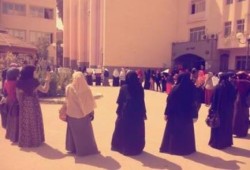 فعاليات متنوعة بجامعة الفيوم اعتراضا على استمرار حبس الطلاب