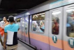 شؤم الانقلاب: حريق بقطار مترو الخط الثالث دون إصابات