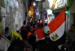 دمياط: مسيرة ليلية لشباب ضد الانقلاب بقرية البصارطة