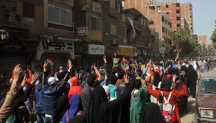 انتفاضة ثورية في المطرية دعما لأسبوع "حيوا أم الشهيد"