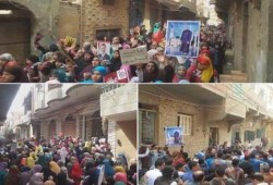 ناهيا لا تعرف الخوف وتنتفض ضد الانقلاب بمسيرة حاشدة (صور)
