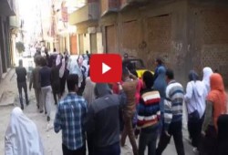 الاسكندرية : ثوار الحضرة الجديدة ينتفضون اعتراضآ علي انتهاكات امن الانقلاب بحق المعتقلين