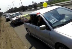 الدقهلية : مسيرة بالسيارات بمدينة أجا ضد الانقلاب العسكري