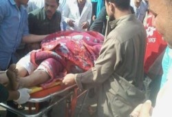 بالصور .. سيارة شرطة تدهس مواطنَيْن وتردي أحدهما قتيلًا بالفيوم