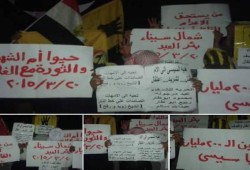 شمال سيناء: فعالية ليلية ببئر العبد ضمن جمعة "حيوا أم الشهيد"