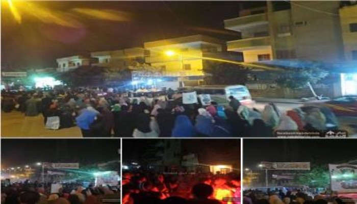 مسيرة ليلية لثوار البدرشين فى جمعة "حيوا أم الشهيد"