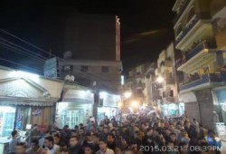 الشرقية: مسيرة ليلية بمنيا القمح بأسبوع "حيوا أم الشهيد"