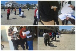 طلاب دراسات إسلامية بأزهر دمياط يدشنون محملة لإنقاذ زميلهم محمد الشربينى من التغذيب