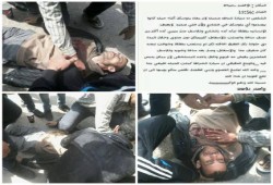 بالصور .. سيارة شرطة تصدم مواطن بدمياط وتتركة حتى الموت