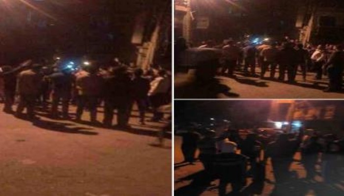 فعالية ليلية بشبين القناطر ضد الانقلاب الدموي في أسبوع" الثورة مع الغلابة"