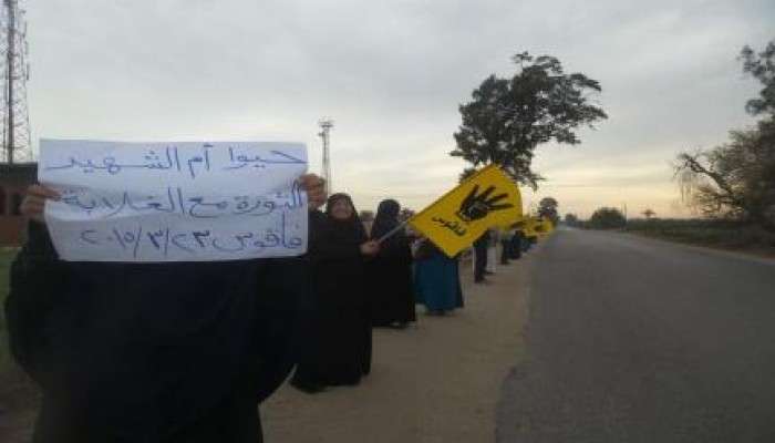 بالصور ..ثوار الشرقية ينددون بجريمة قتل اثنين وإصابة ثالث على يد الانقلاب