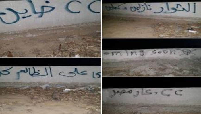 الإسماعيلية: حملة جداريات ضد الانقلاب بـ "أبو صوير"