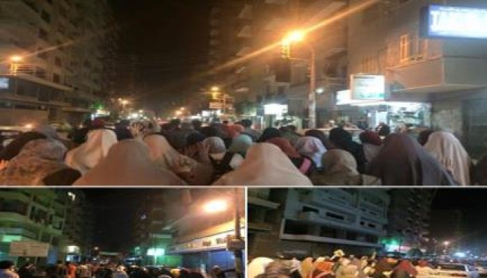 مسيرة ليلية بطنطا تطالب بالإفراج عن المعتقلين