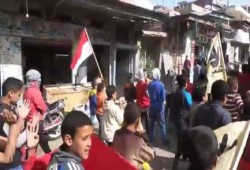 مسيرة حاشدة لثوار حوش عيسي تضامنا مع معتقلي "سلخانة الابعادية"