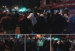 مسيرة ليلية رافضة للحكم العسكرى وجرائمه بالمنصورة‬