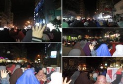 رغم القمع الأمني مسيرة ليلية مناهضة للانقلاب العسكري بطنطا