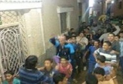 الجيزة:  ثوار "كفر حكيم" يطالب بإسقاط حكم العسكر