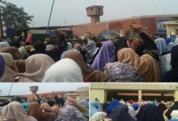 عقب الاعتداء على معتقلي "سلخانة الأبعادية"..الأهالي يتجمهرون للإطمئنان على ذويهم