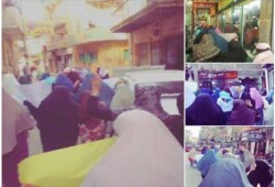 مسيرة لحركة“بنات ضد الانقلاب“ بالفيوم تطالب بالإفراج عن“سامية شنن“