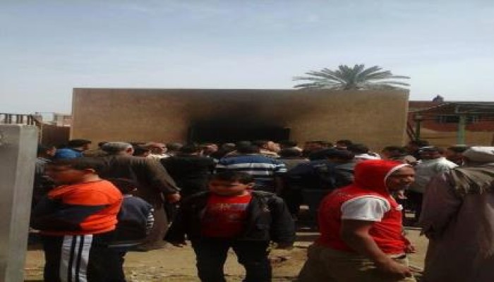 نحس الانقلاب:  حريق بمحول كهرباء في قرية صافور بديرب نجم