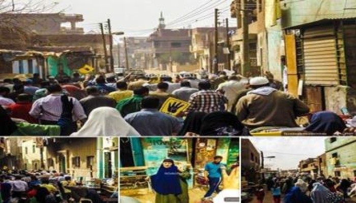 ثوار العياط يواصلون حراكهم ويعلنون صمودهم فى الشورع حتى كسر الإنقلاب