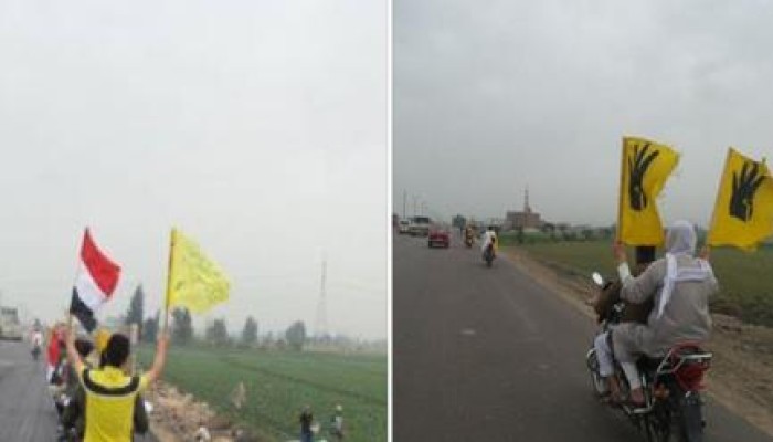 البحيرة:مسيرة بـ"الدراجات البخارية" لثوار إيتاي البارود تنديدًا بجرائم "سلخانة الأبعادية"