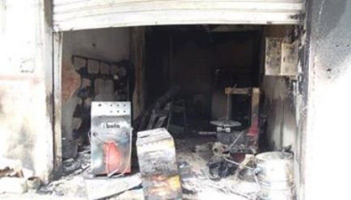 نحس الانقلاب: ماس كهربائي يتسبب في تفحم مغسلة الأتقان بشرق النيل بالحمرايا