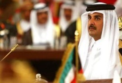 بالفيديو.. أمير قطر يعلن رفضه التدخل العسكري في ليبيا