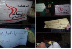 فعالية مُناهضة لحكم العسكر لحركة نساء الدقهلية ضد الإنقلاب بمدينة طلخا